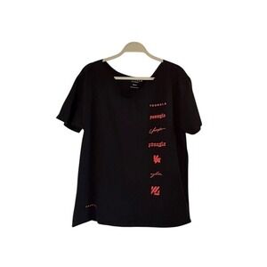 YoungLA Block Party 2023 Los Angeles Meet Greet Graphic Tee Mens Medium Black